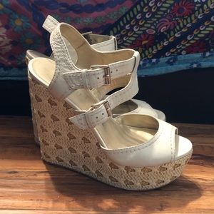 Nine West espadrille wedges!